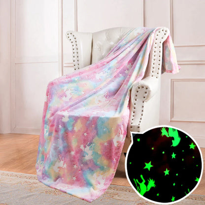 Double Sided Flannel Luminous Blanket