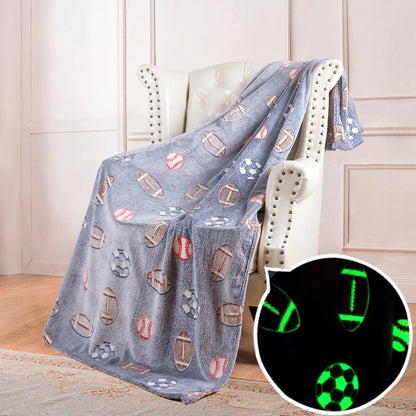 Double Sided Flannel Luminous Blanket