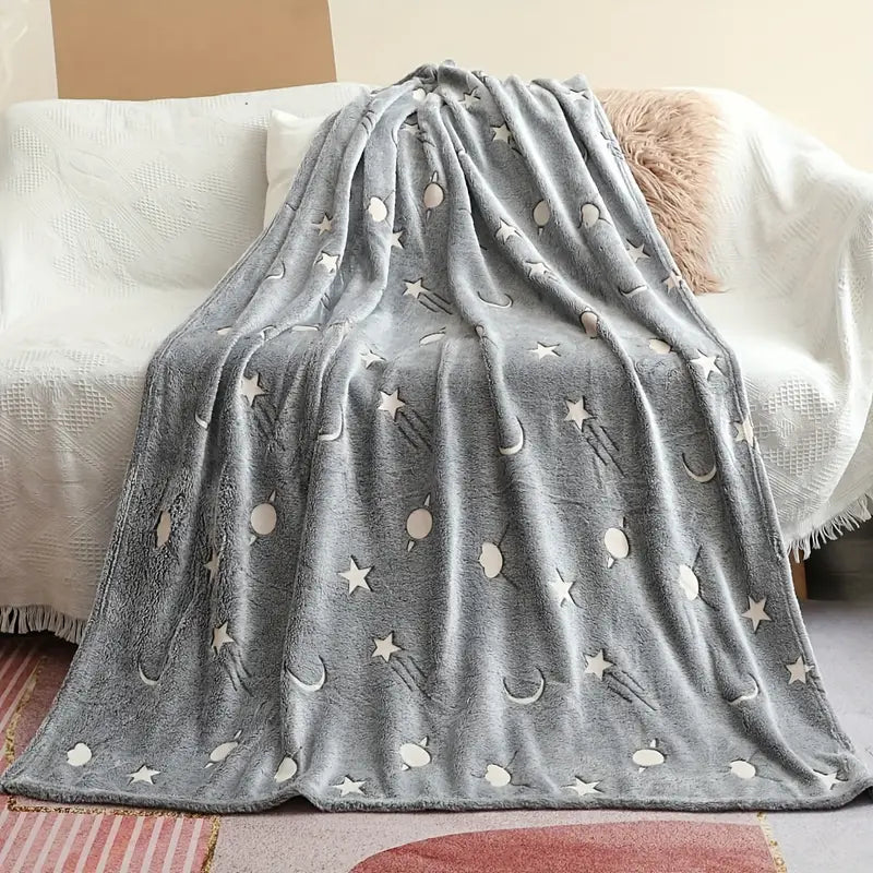 Double Sided Flannel Luminous Blanket