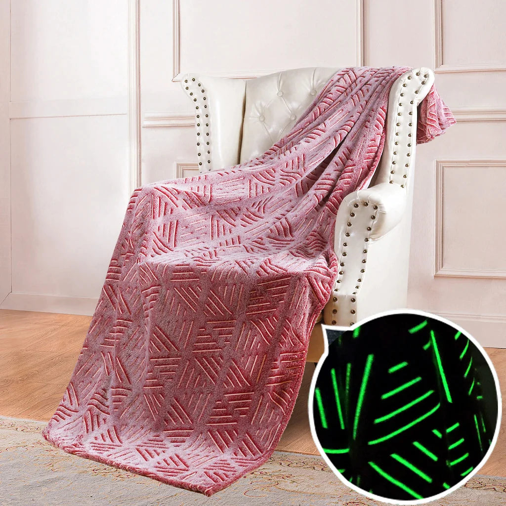 Double Sided Flannel Luminous Blanket