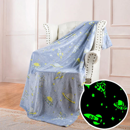 Double Sided Flannel Luminous Blanket