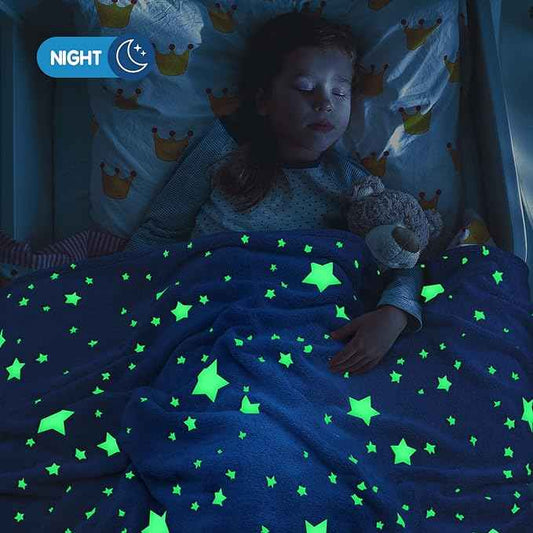 Double Sided Flannel Luminous Blanket